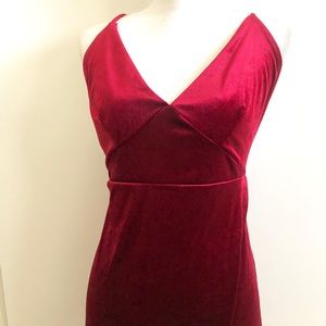 fashion nova angelique velvet dress